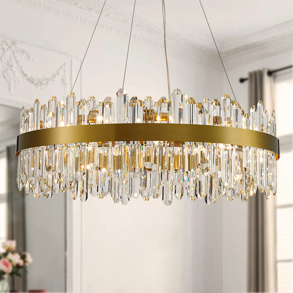 Typology／D41／T31 Afficat Luxury Modern Crystal Chandelier Lighting, Raindrop